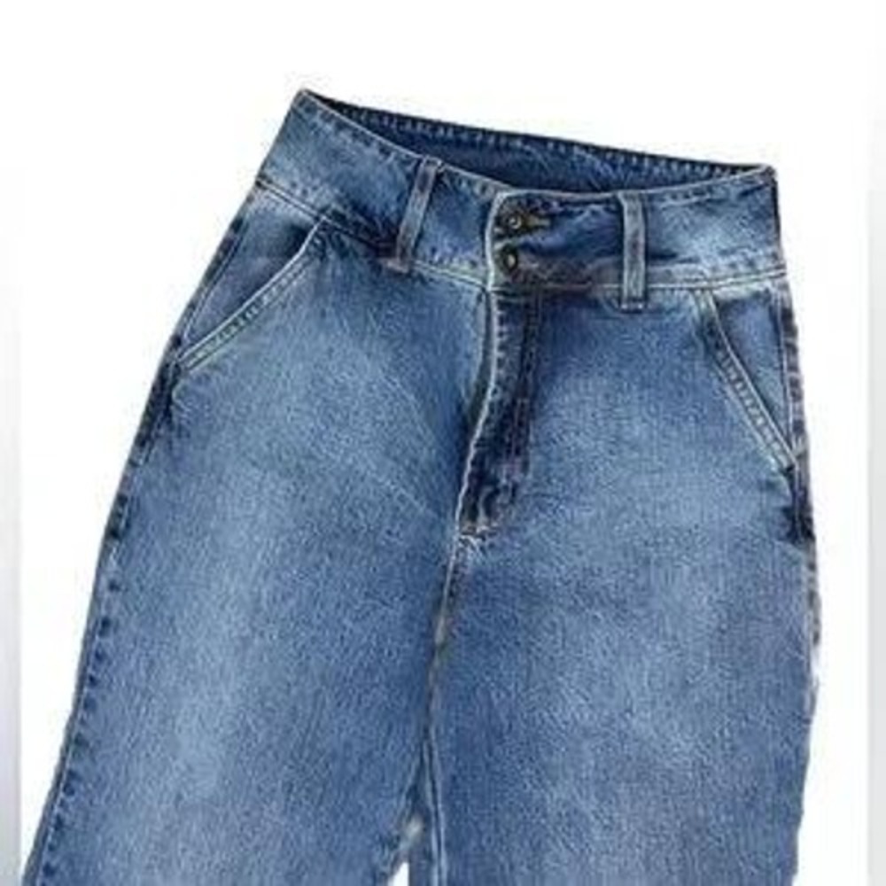 CTS Basic‎ Jeans Women Wide Leg Medium Wash Denim Size 36/26" waist